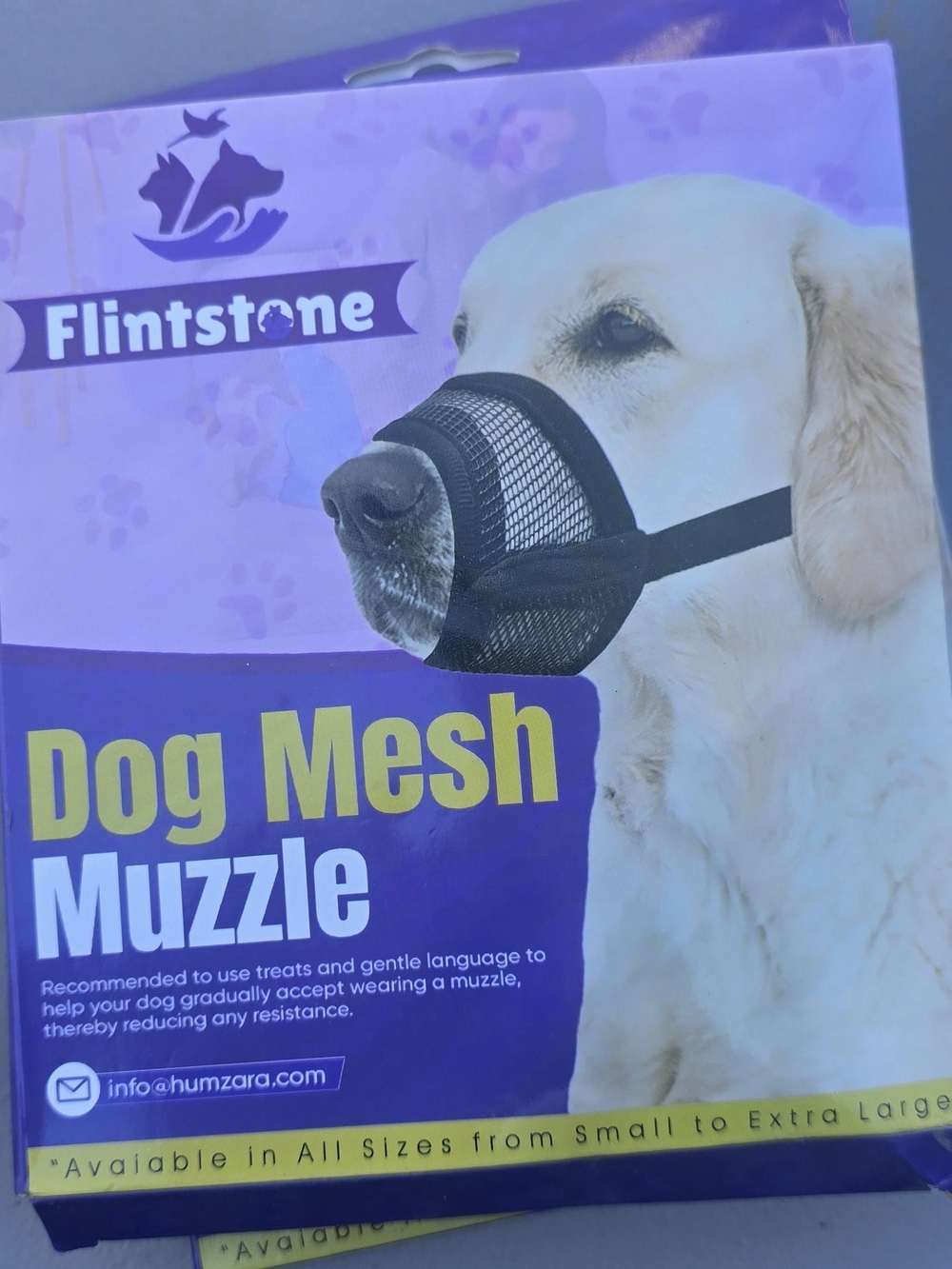 Black Dog Mesh Muzzle